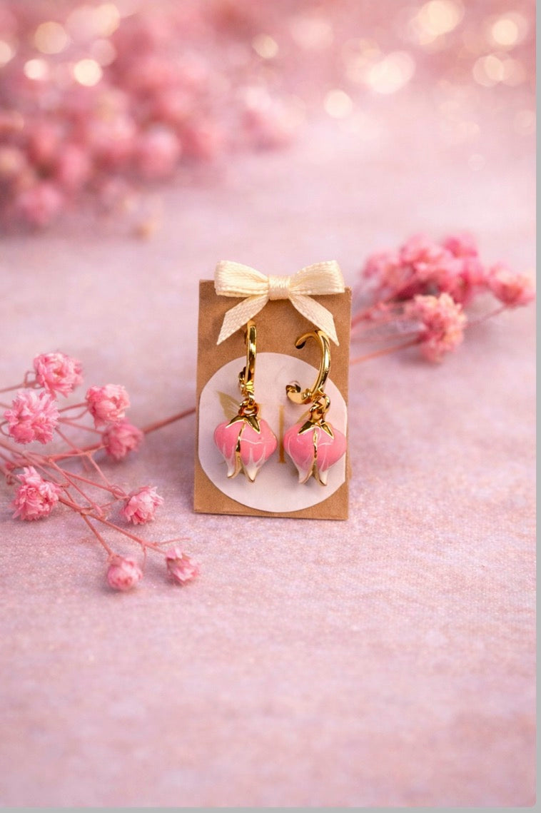 Pink Blossom Jewellery & Angel Gift Set